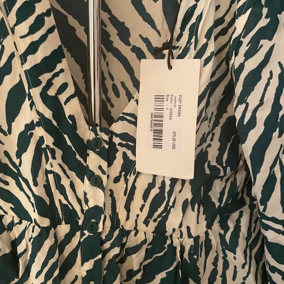 NWT Adorable ba & sh Vuzy Abstract Print Mini Dress, Size 1 - Picture 4 of 4